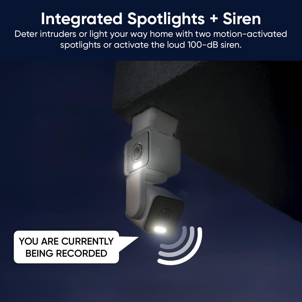 WYZE Cam v4 Smart Home Camera with 2.5K HDR, Built-in Siren & Two-Way Audio