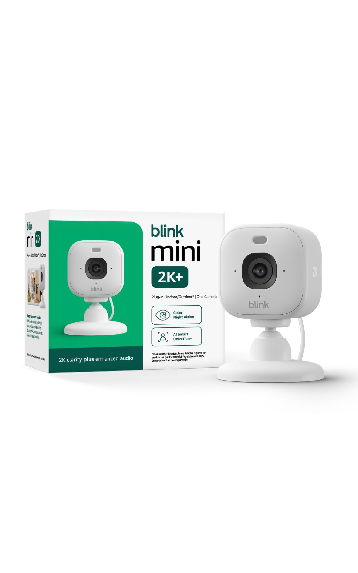 Blink Mini 2 Weatherproof HD Indoor/Outdoor Smart Camera