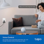 TP-Link Tapo P110M Compact Smart Outlet 4-Pack (15A, Matter & Energy Monitor)