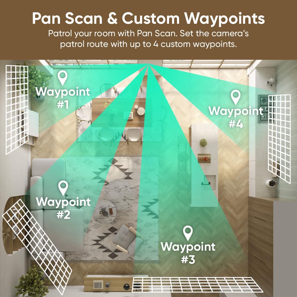 WYZE Cam v4 Smart Home Camera with 2.5K HDR, Built-in Siren & Two-Way Audio