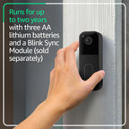 Blink Smart HD Video Doorbell with Two-Way Audio