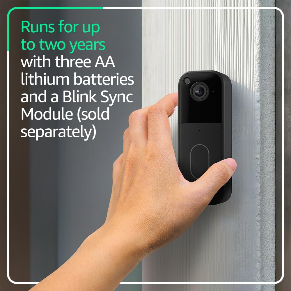 Blink Smart HD Video Doorbell with Two-Way Audio
