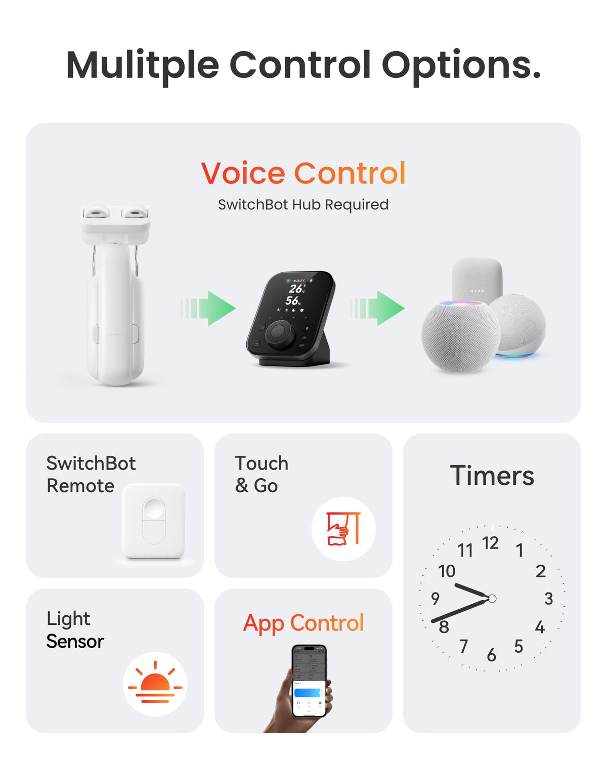 SwitchBot Curtain 3 Bundle – Wake Up to a Smarter Home