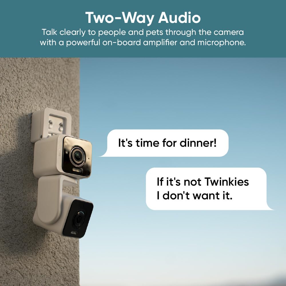 WYZE Cam v4 Smart Home Camera with 2.5K HDR, Built-in Siren & Two-Way Audio