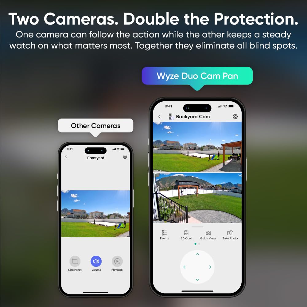 WYZE Cam v4 Smart Home Camera with 2.5K HDR, Built-in Siren & Two-Way Audio