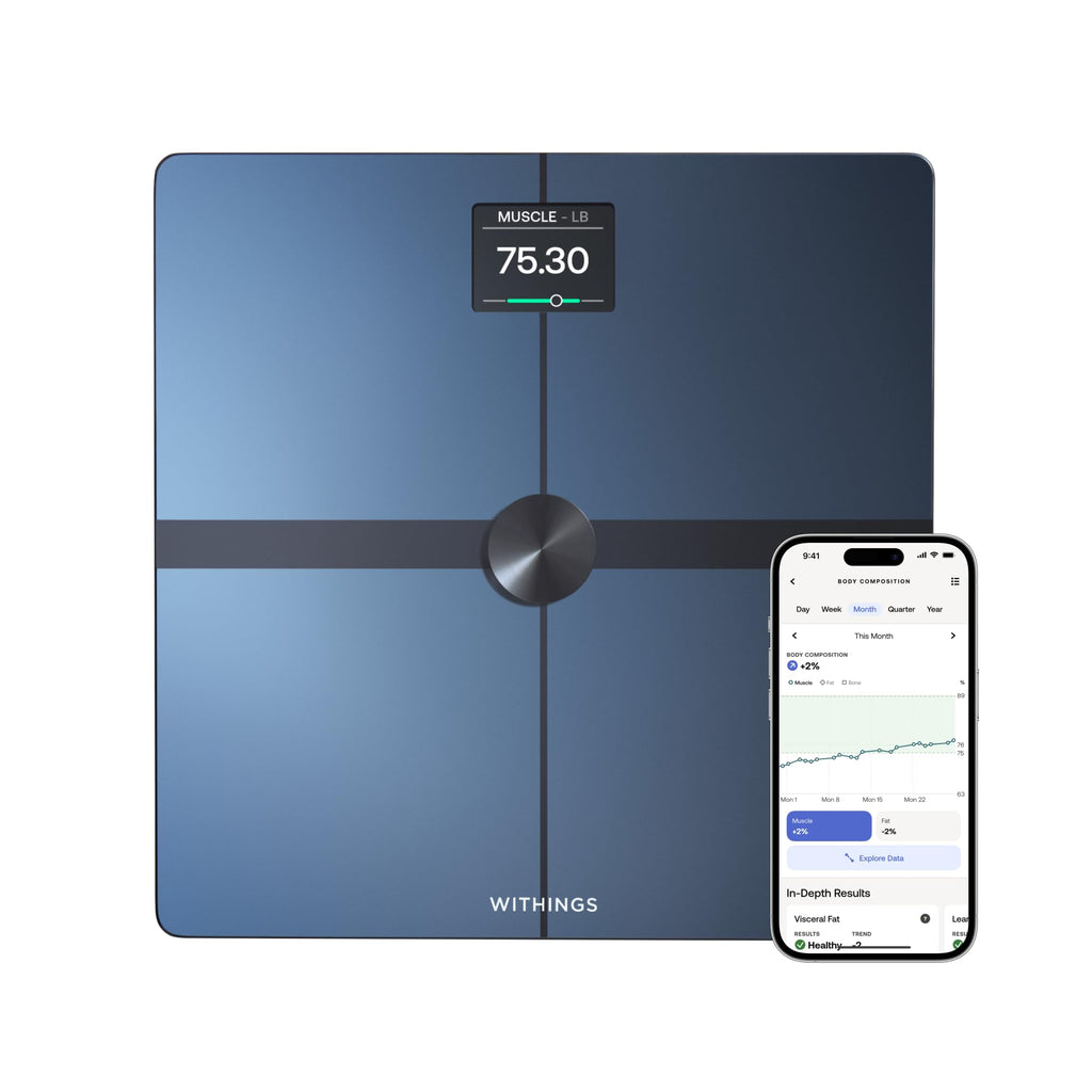 Withings Body Smart Wi-Fi Scale (Visceral Fat, Muscle Mass & Heart Rate)