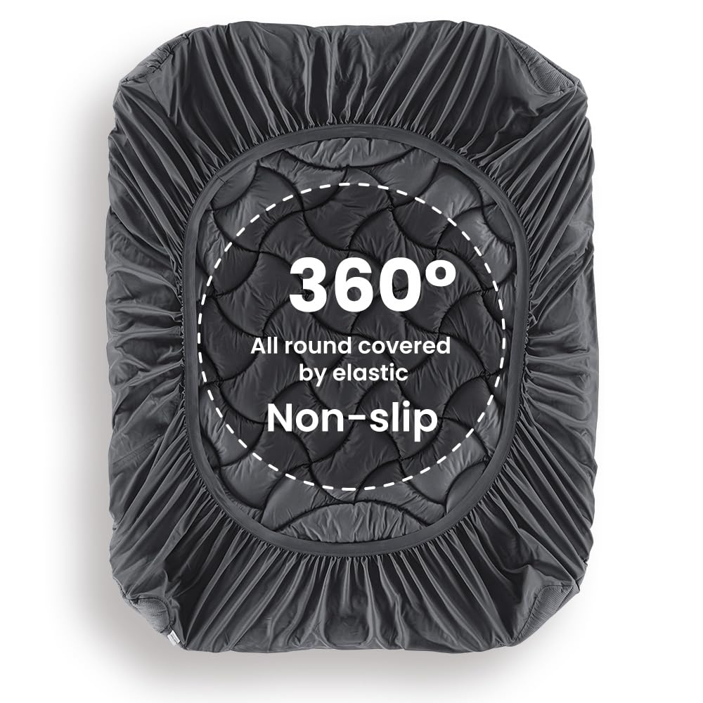 SLEEP ZONE Premium Zoned Cooling Mattress Topper