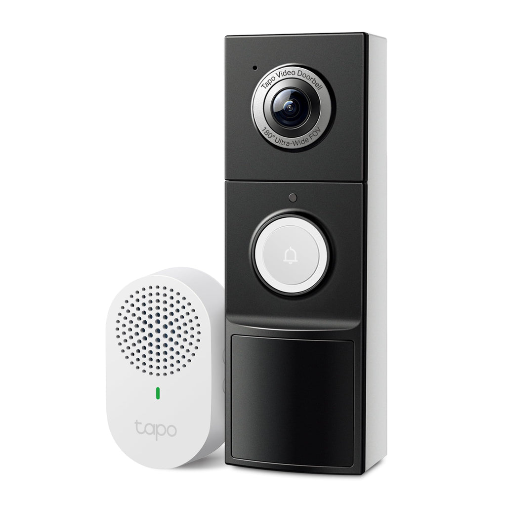 Tapo D225 Ultra-Wide 2K+ Smart Video Doorbell (Chime Included)