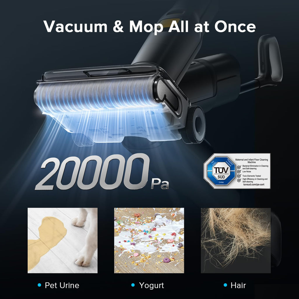 Roborock Wet Dry Vacuum Mop, Cordless Vacuum Cleaner