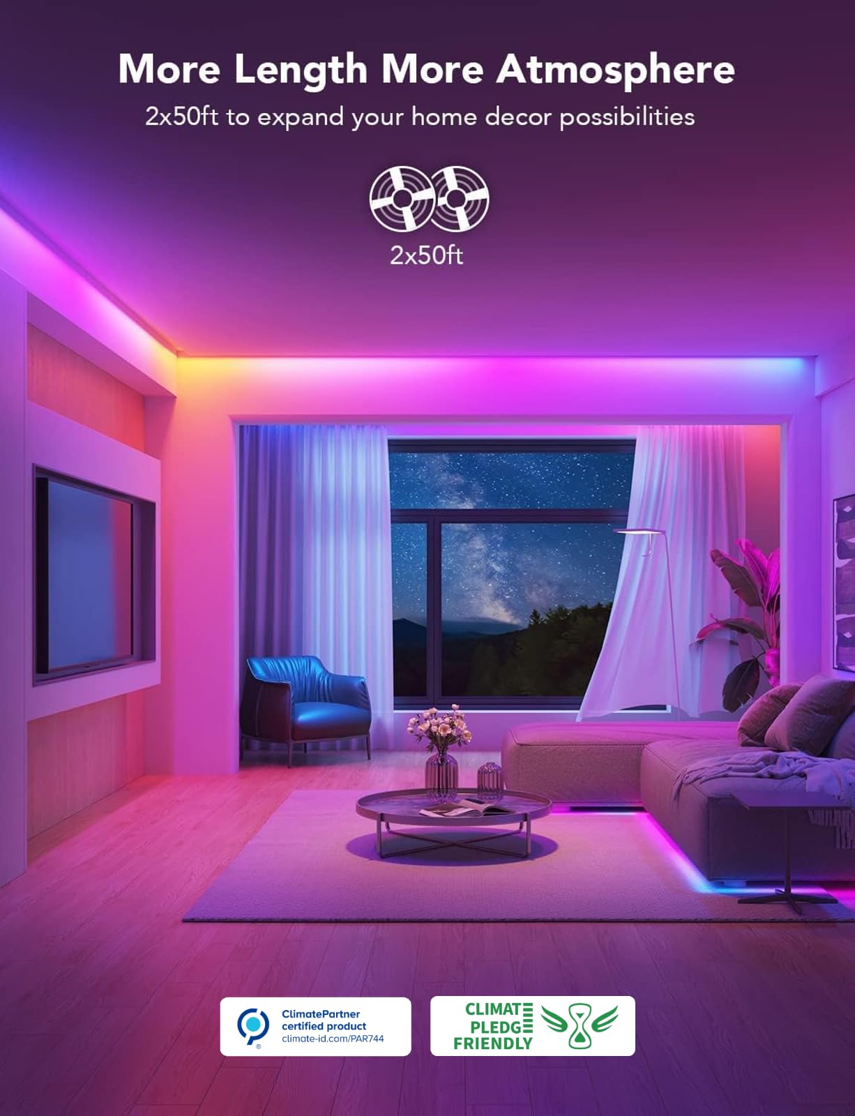 Govee Smart RGBIC LED Strip Lights