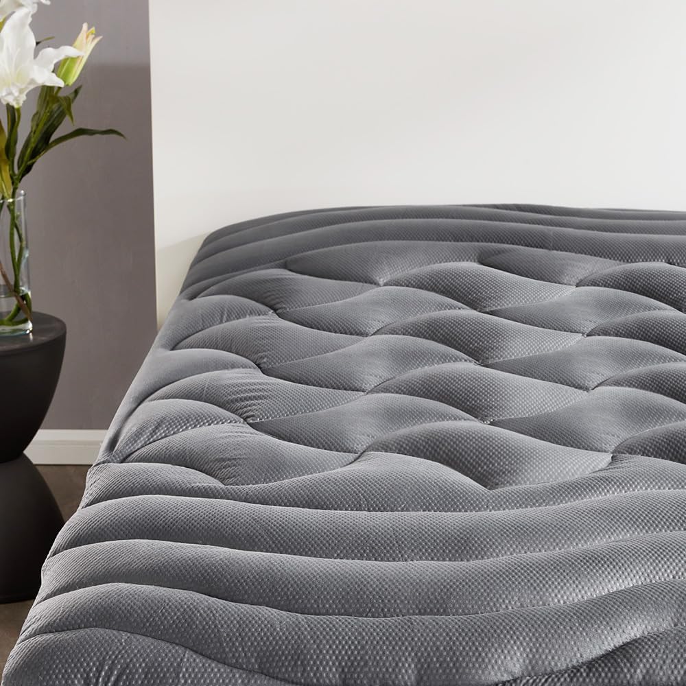 SLEEP ZONE Premium Zoned Cooling Mattress Topper
