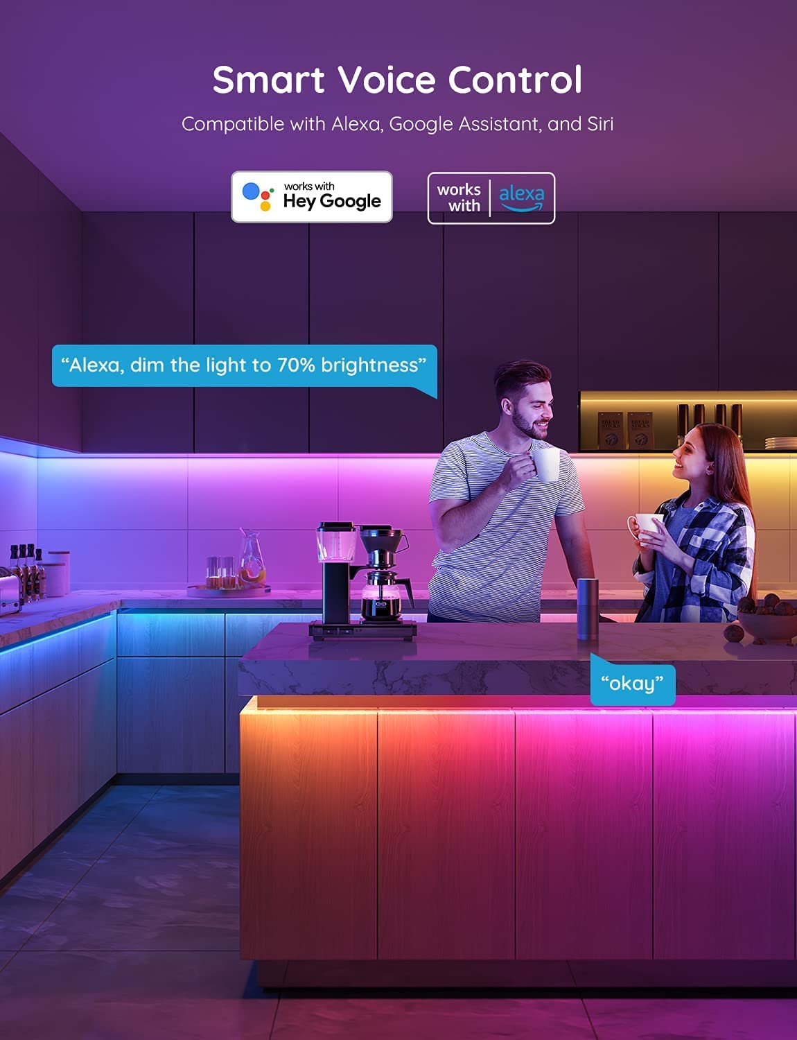 Govee Smart RGBIC LED Strip Lights