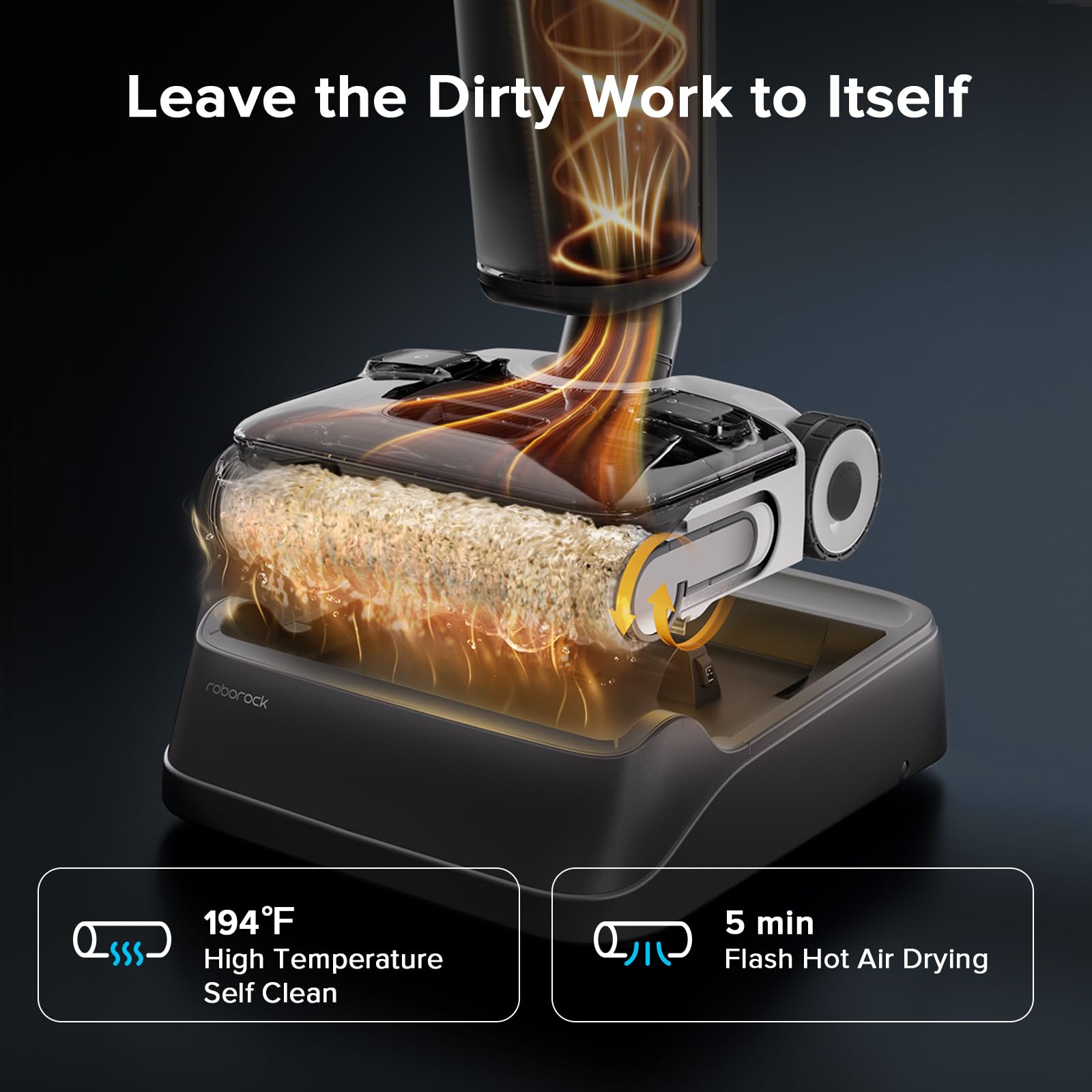 Roborock Wet Dry Vacuum Mop, Cordless Vacuum Cleaner
