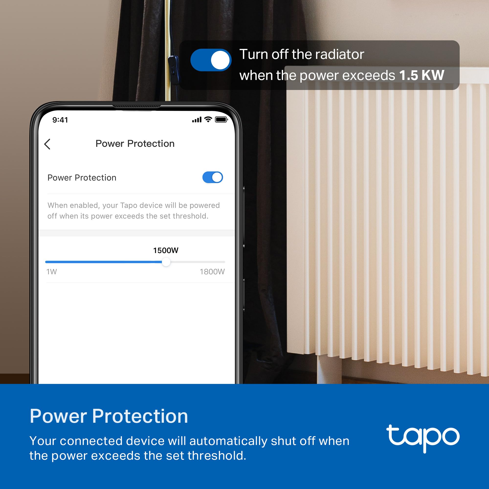 TP-Link Tapo P110M Compact Smart Outlet 4-Pack (15A, Matter & Energy Monitor)