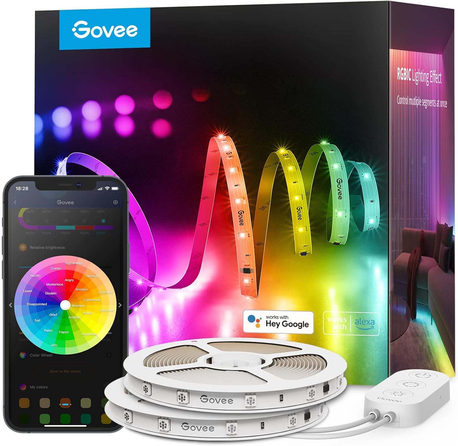 Govee Smart RGBIC LED Strip Lights