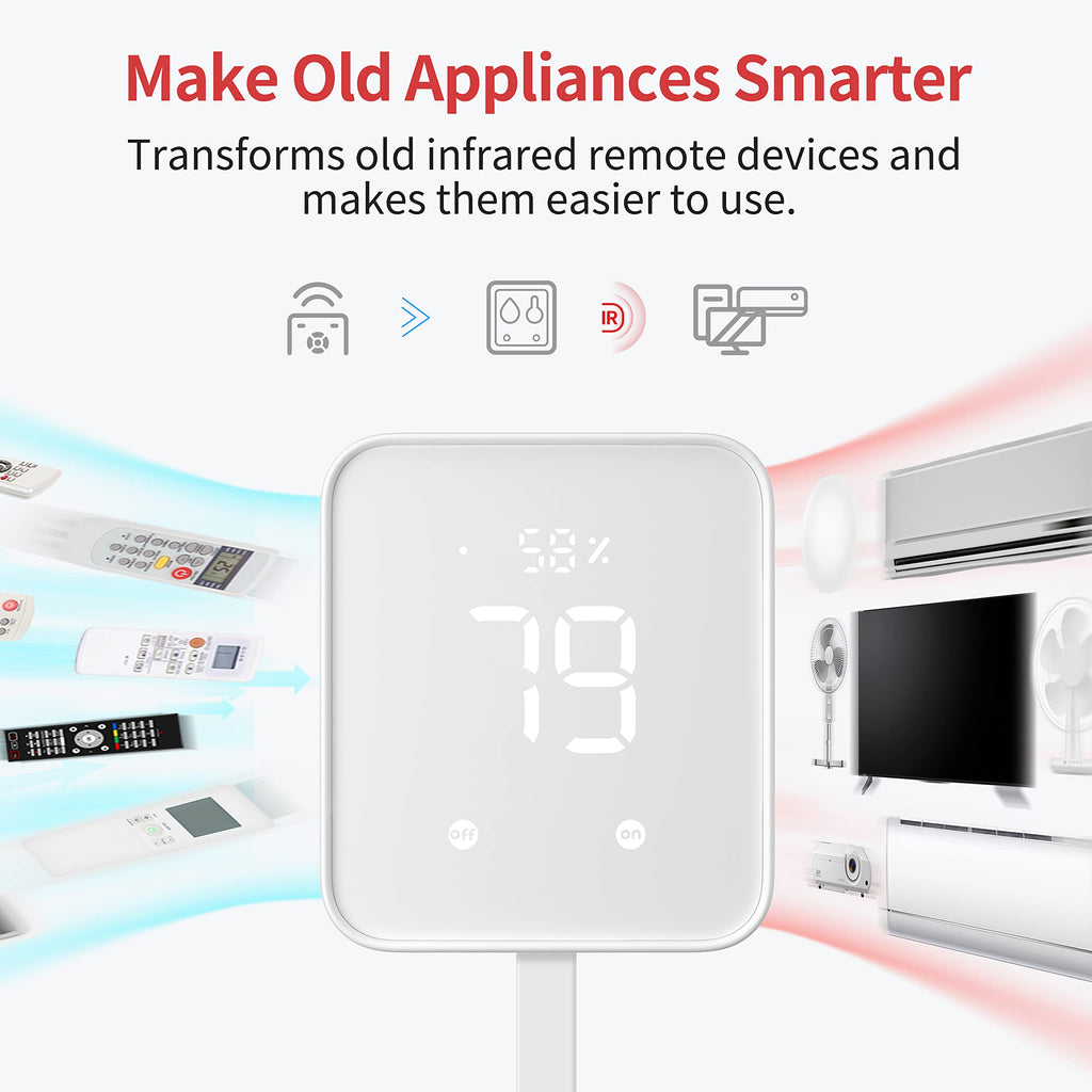 SwitchBot Motorized Smart Curtain Opener + Wireless Climate Sensor Bundle