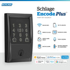 Schlage Encode Plus Smart Wi-Fi Deadbolt (Apple HomeKey Compatible)