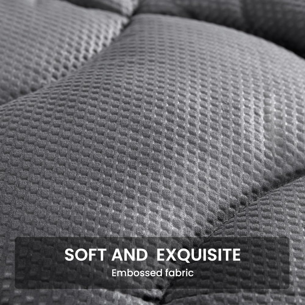 SLEEP ZONE Premium Zoned Cooling Mattress Topper