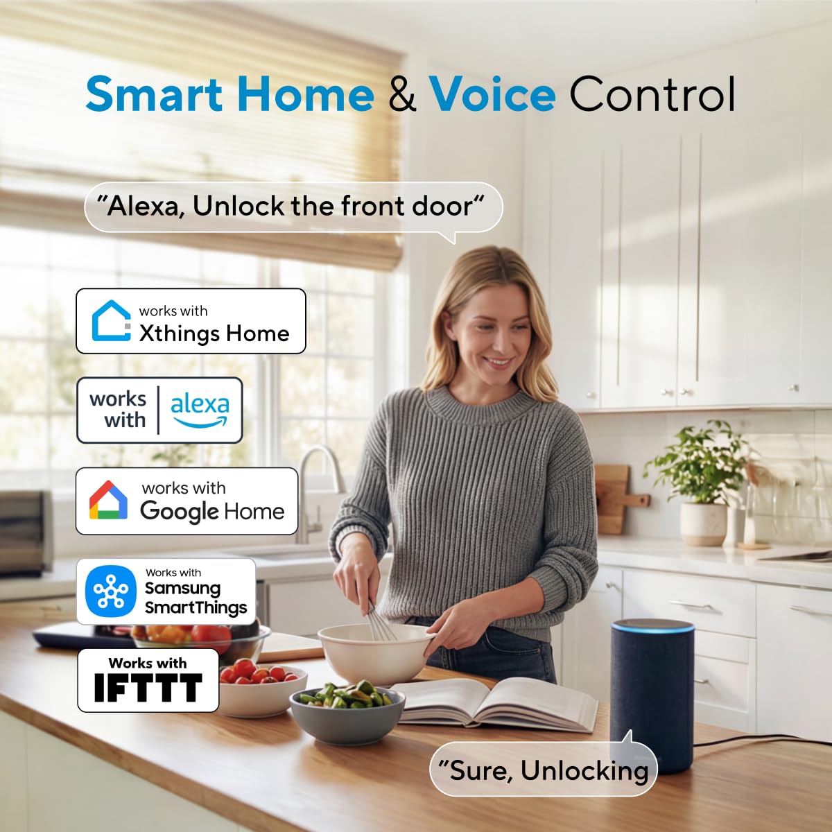 Ultraloq U-Bolt Pro Keyless Wi-Fi Smart Lock with Fingerprint Scanner