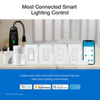 Lutron Caseta Smart Dimmer Starter Kit w/ 1 OG Dimmer, Pico, Bracket & Hub