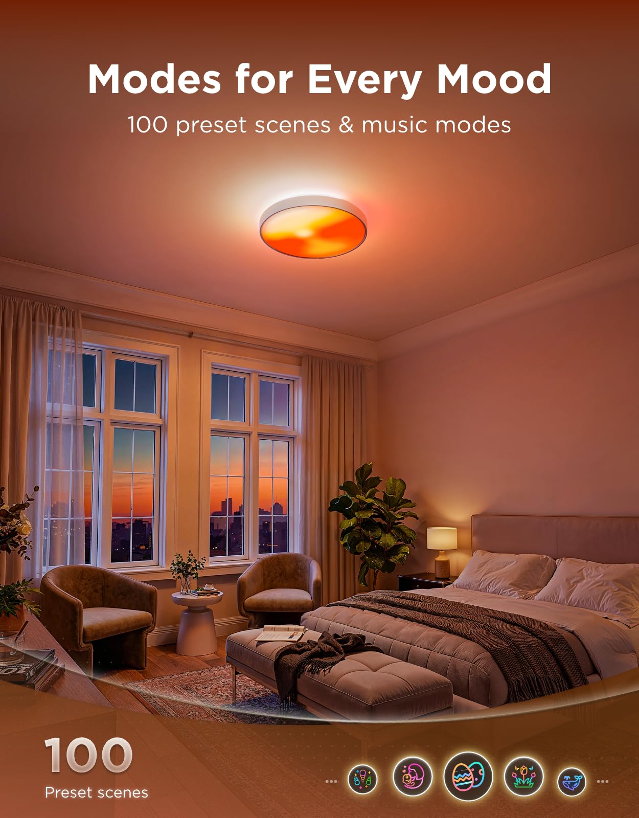 Govee Smart Flush Mount Ceiling Light Ultra