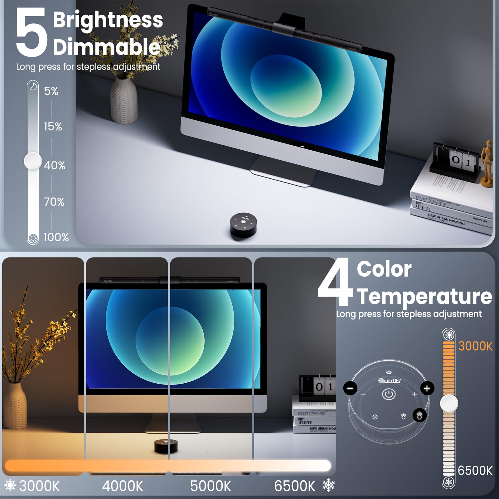 Quntis Computer Monitor Light Bar