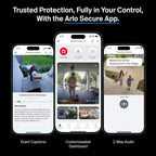 Arlo Essential 2K Wireless Video Doorbell (180° View)