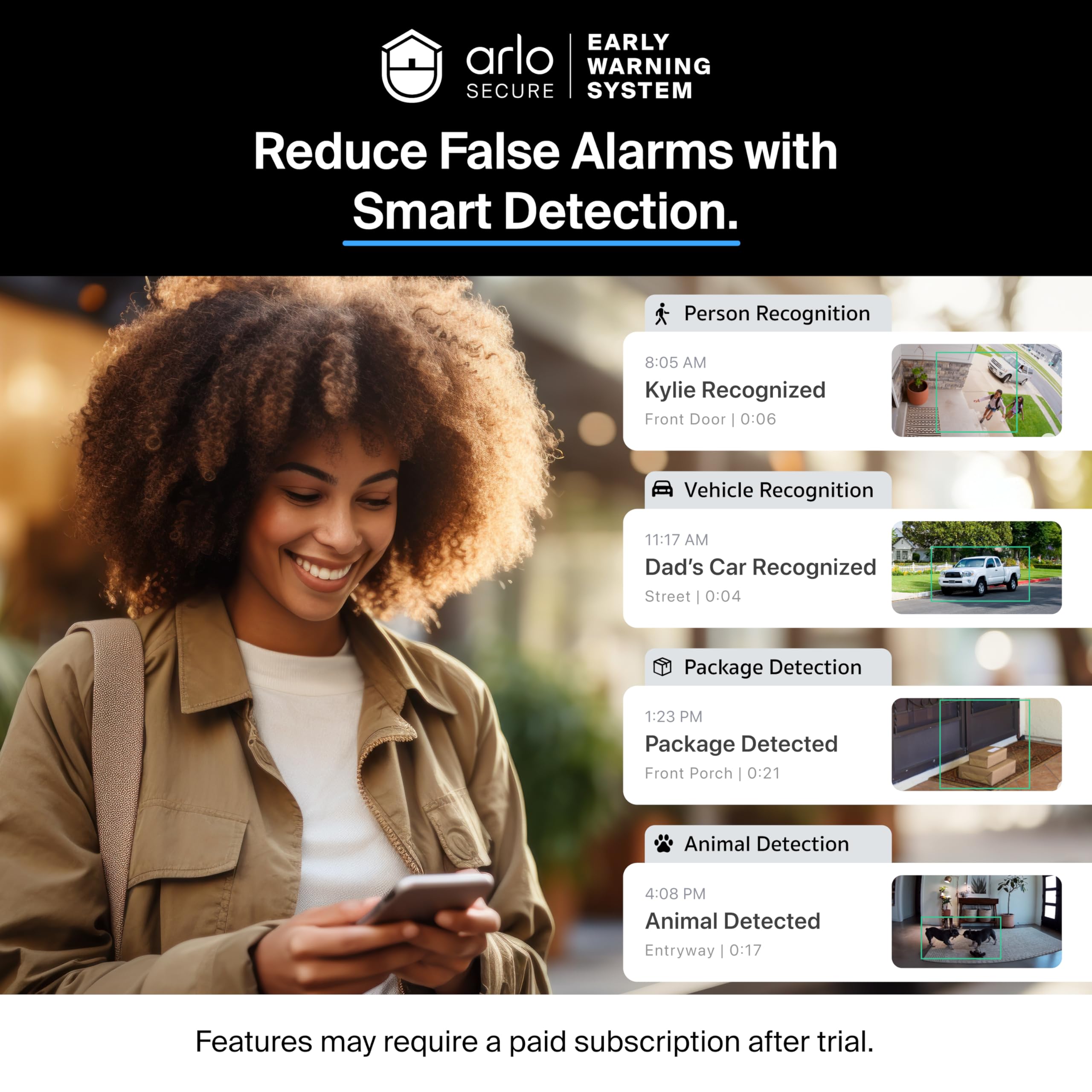 Arlo Essential 2K Wireless Video Doorbell (180° View)