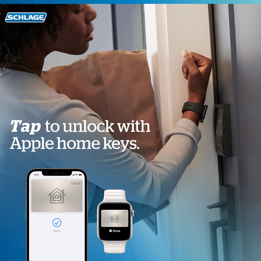 Schlage Encode Plus Smart Wi-Fi Deadbolt (Apple HomeKey Compatible)