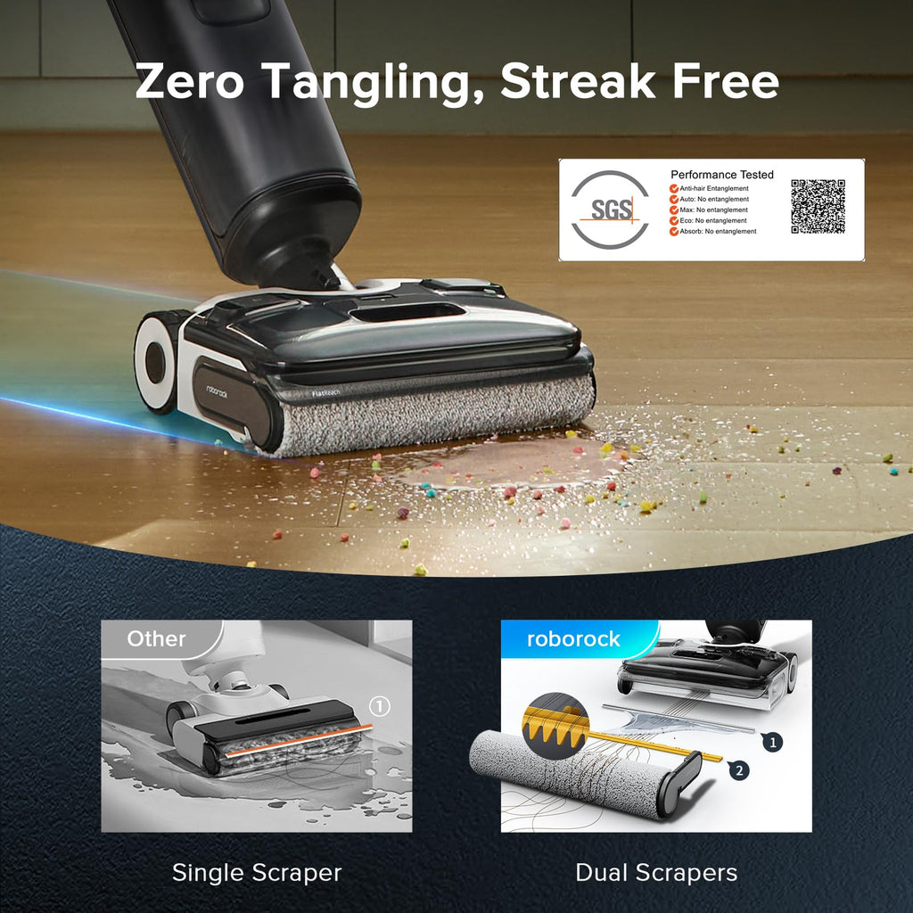 Roborock Wet Dry Vacuum Mop, Cordless Vacuum Cleaner
